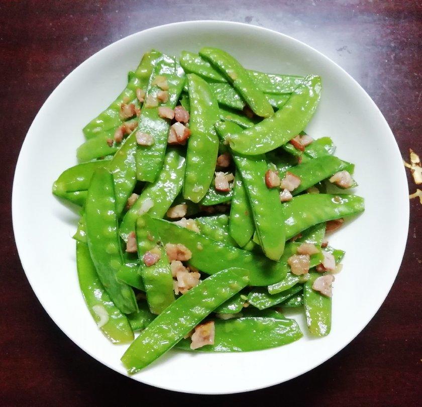 培根炒荷兰豆