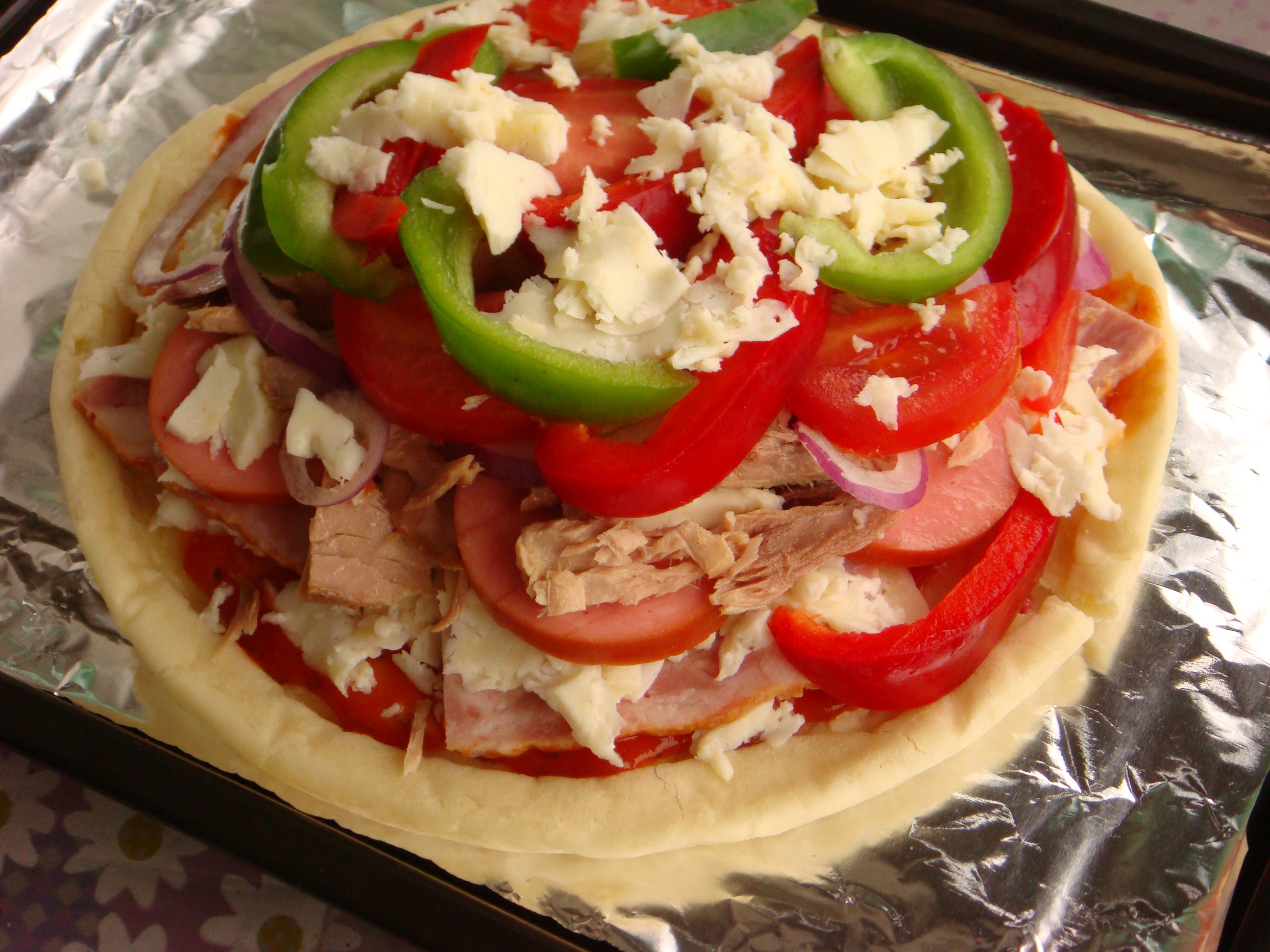 金枪鱼火腿pizza