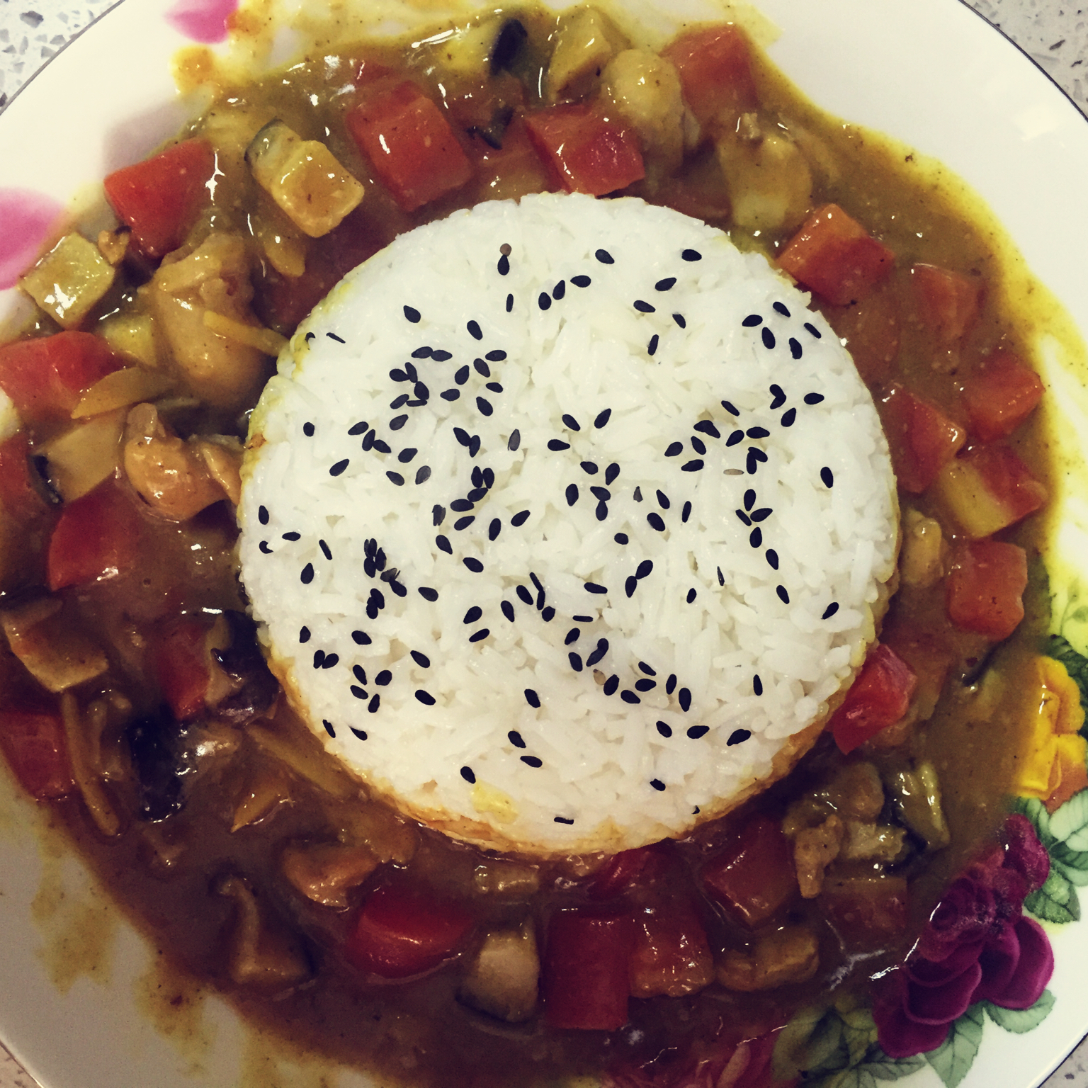 咖喱鸡饭