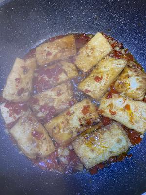 比肉好吃——湘味家常剁椒煎豆腐的做法 步骤5
