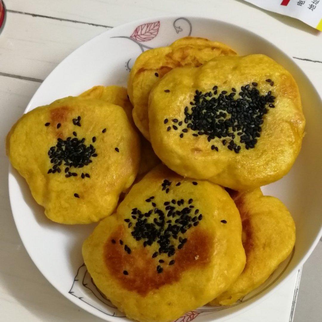 堂妈小厨——发面南瓜饼