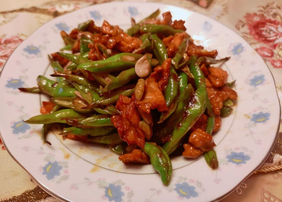 米饭杀手四季豆肉丝