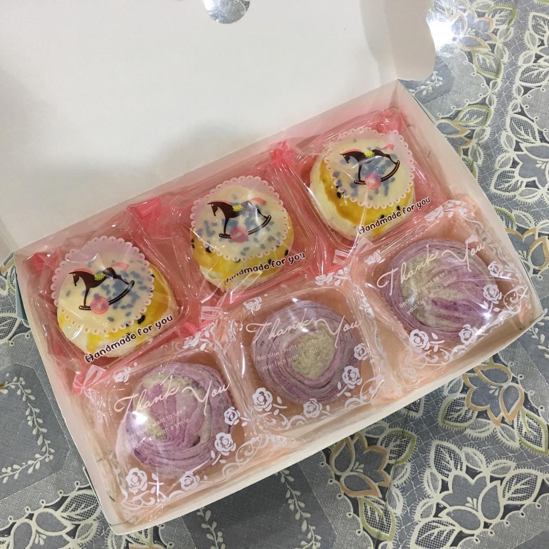 麻薯香芋酥/台湾大甲芋头酥(无猪油完美复刻2015.10修订各种抹茶酥、绿茶酥、蛋黄酥、紫薯酥通用哟）