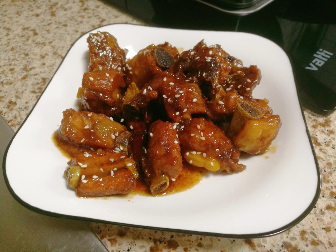 糖醋排骨/糖醋小排（不放油）（12345口诀做出正宗上海本帮）