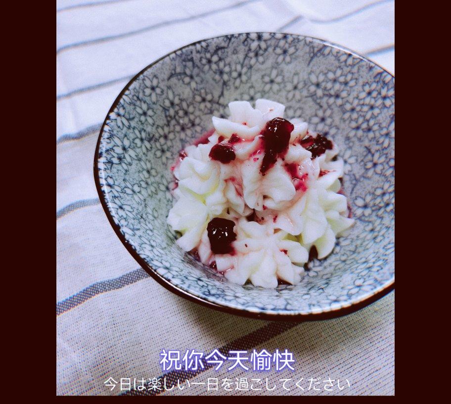 超级简单的蓝莓山药