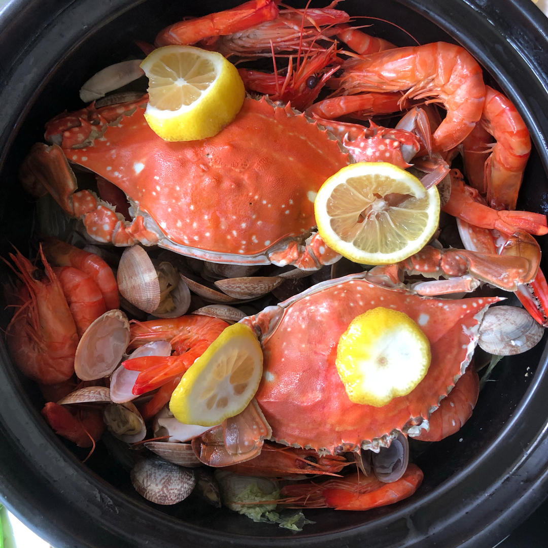 鲜掉眉毛的🔥梭子蟹正确打开方式（无水无油清蒸做法）