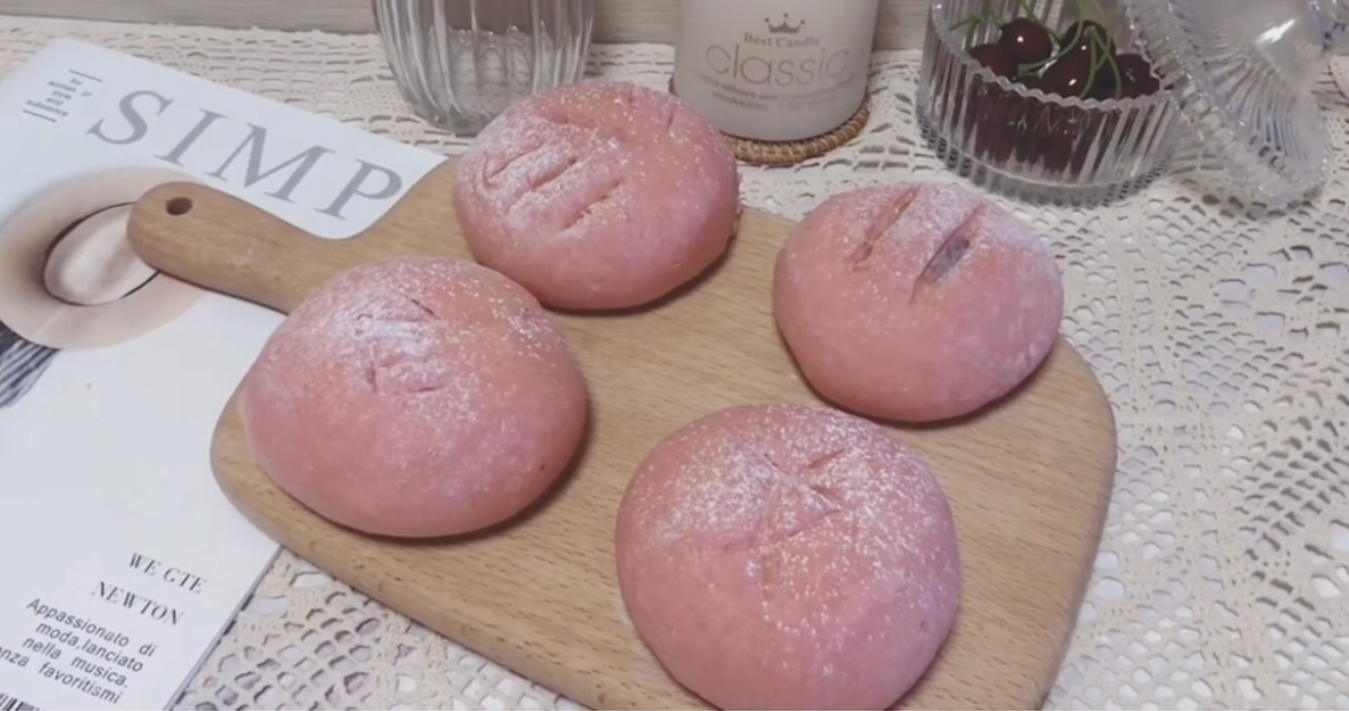 粉粉麻薯欧包（减脂适用）的做法