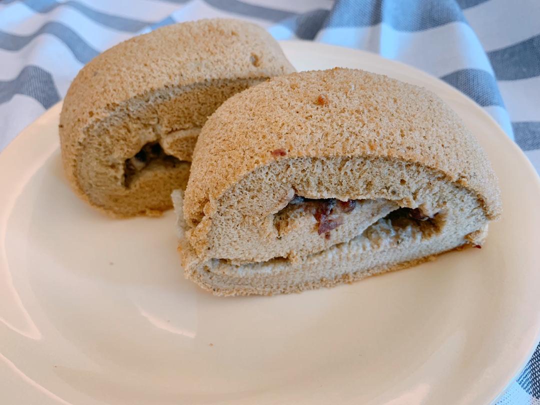 香葱肉松肥蛋糕卷～