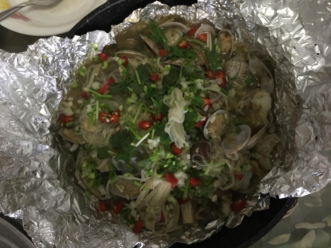 锡纸花蛤花甲粉丝