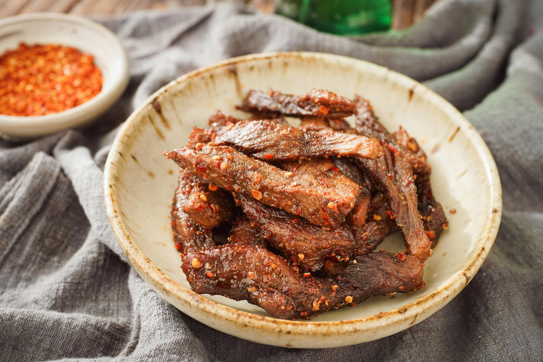 【麻辣牛肉干】的做法