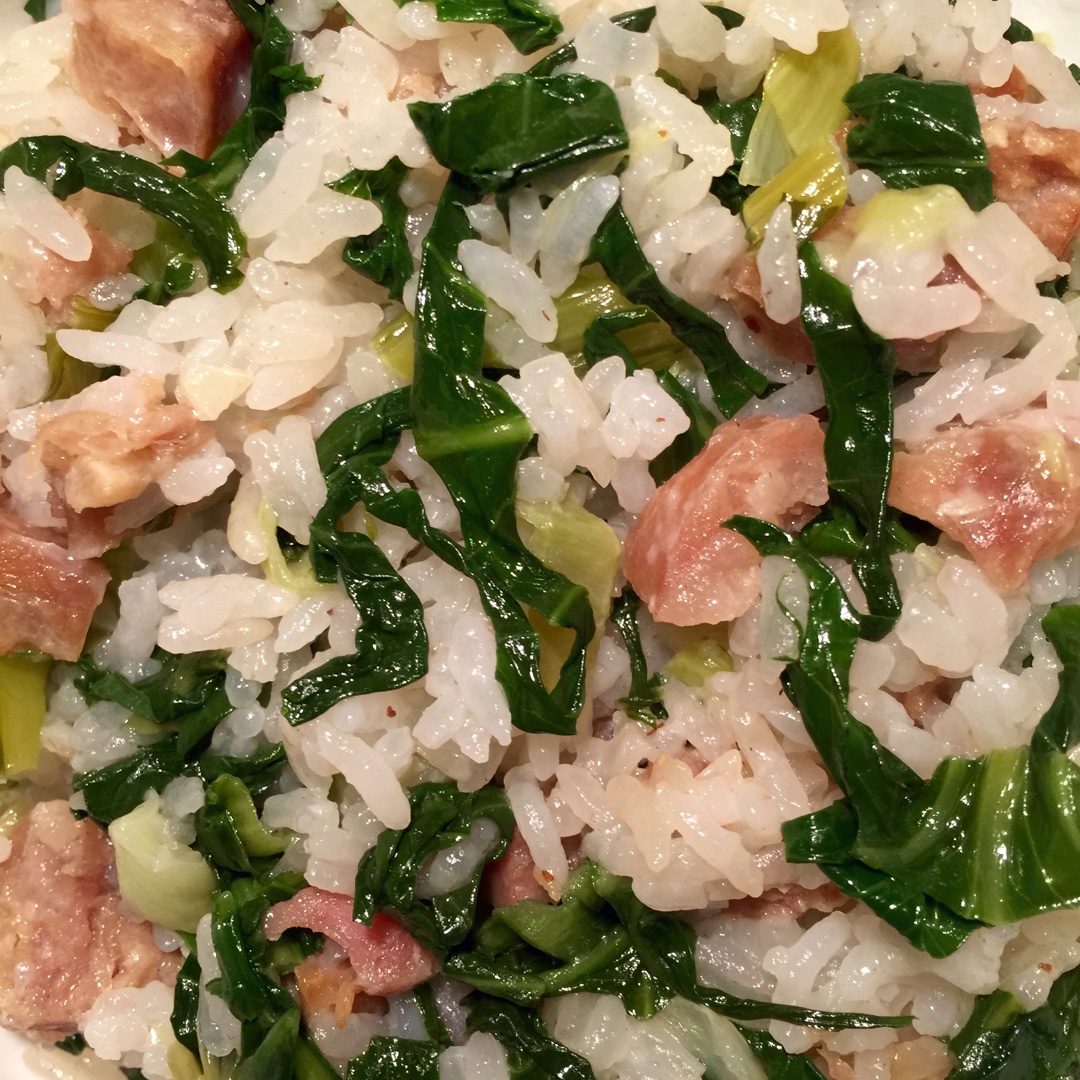 香肠青菜饭