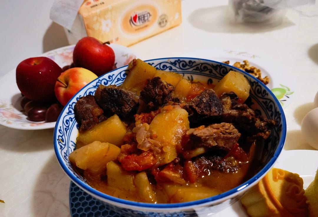 番茄土豆炖牛腩