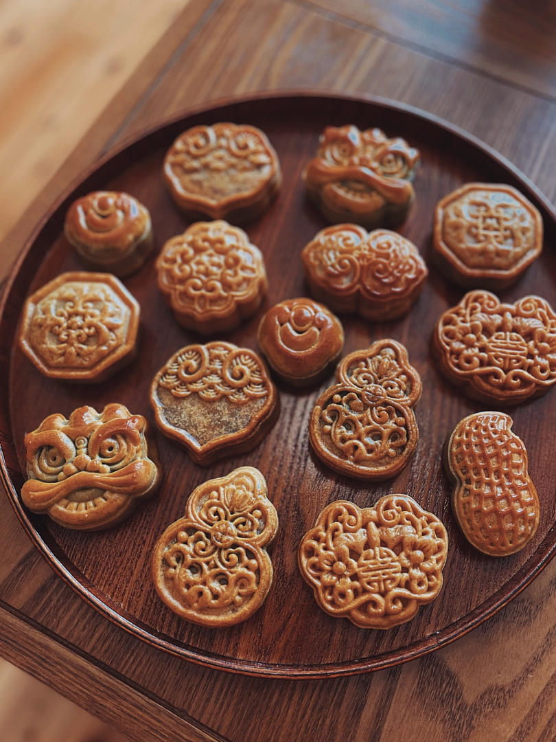 🔥如何做出不塌陷不鼓腰花纹清晰的月饼（超详细的步骤和方法）