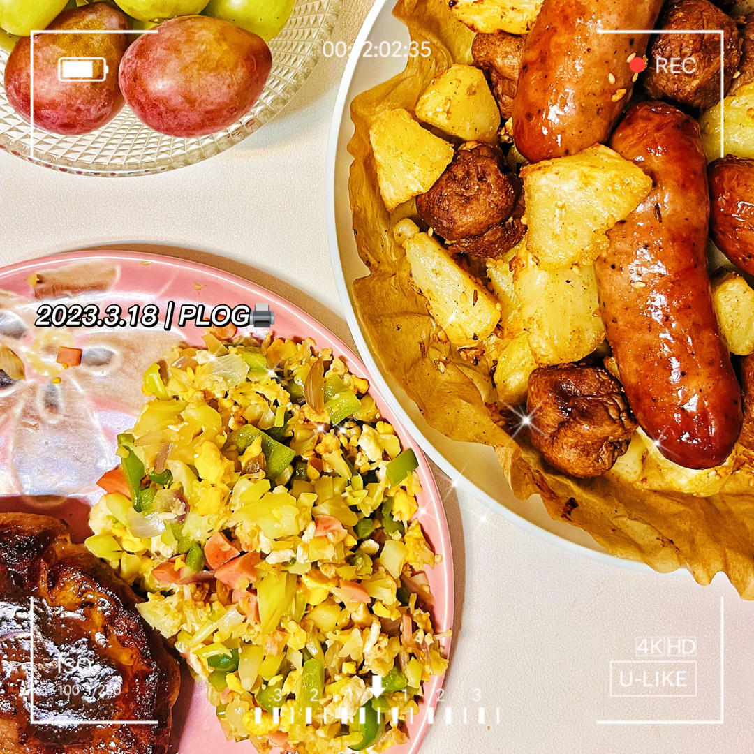 欧阳娜娜同款｜无米蛋炒饭，减肥妹子必学