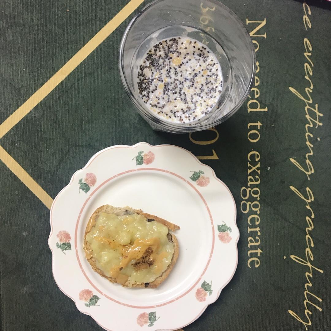 香蕉泥花生酱三明治（我的食欲稳定器）| 健康·三餐