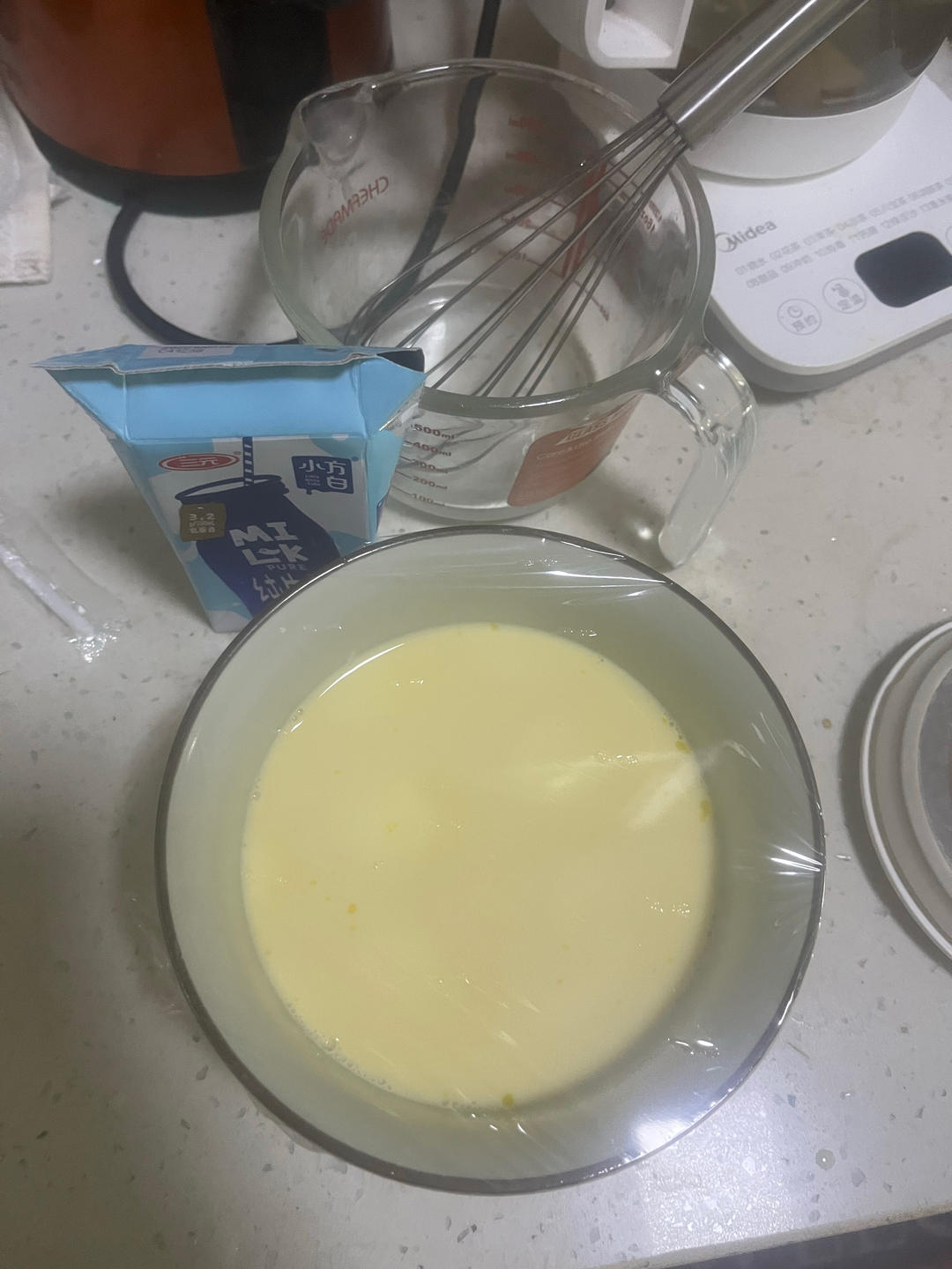 纯奶手撕吐司的做法 步骤1