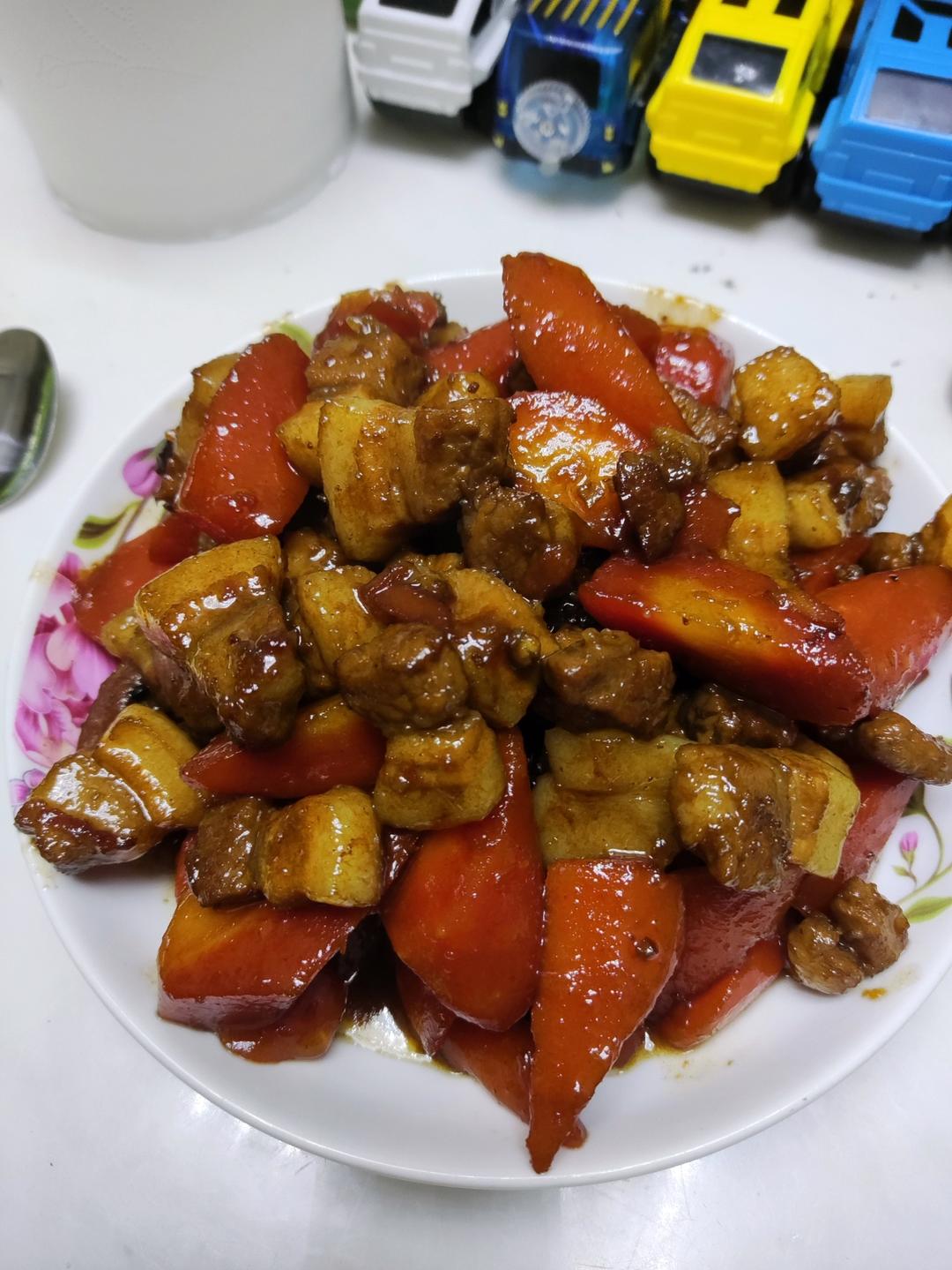 不焯水不放油的家常红烧肉