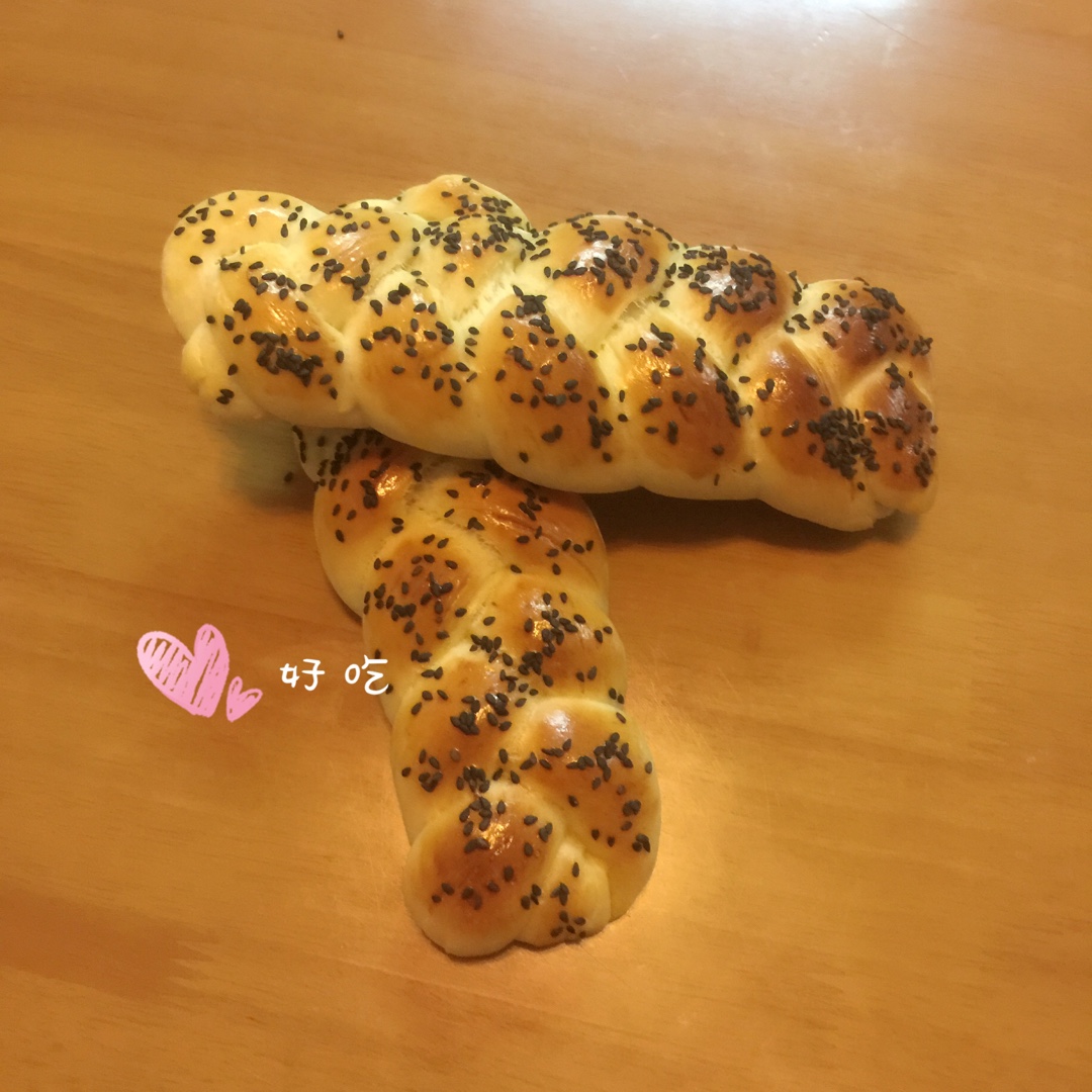 酸奶辫子面包（一次发酵）
