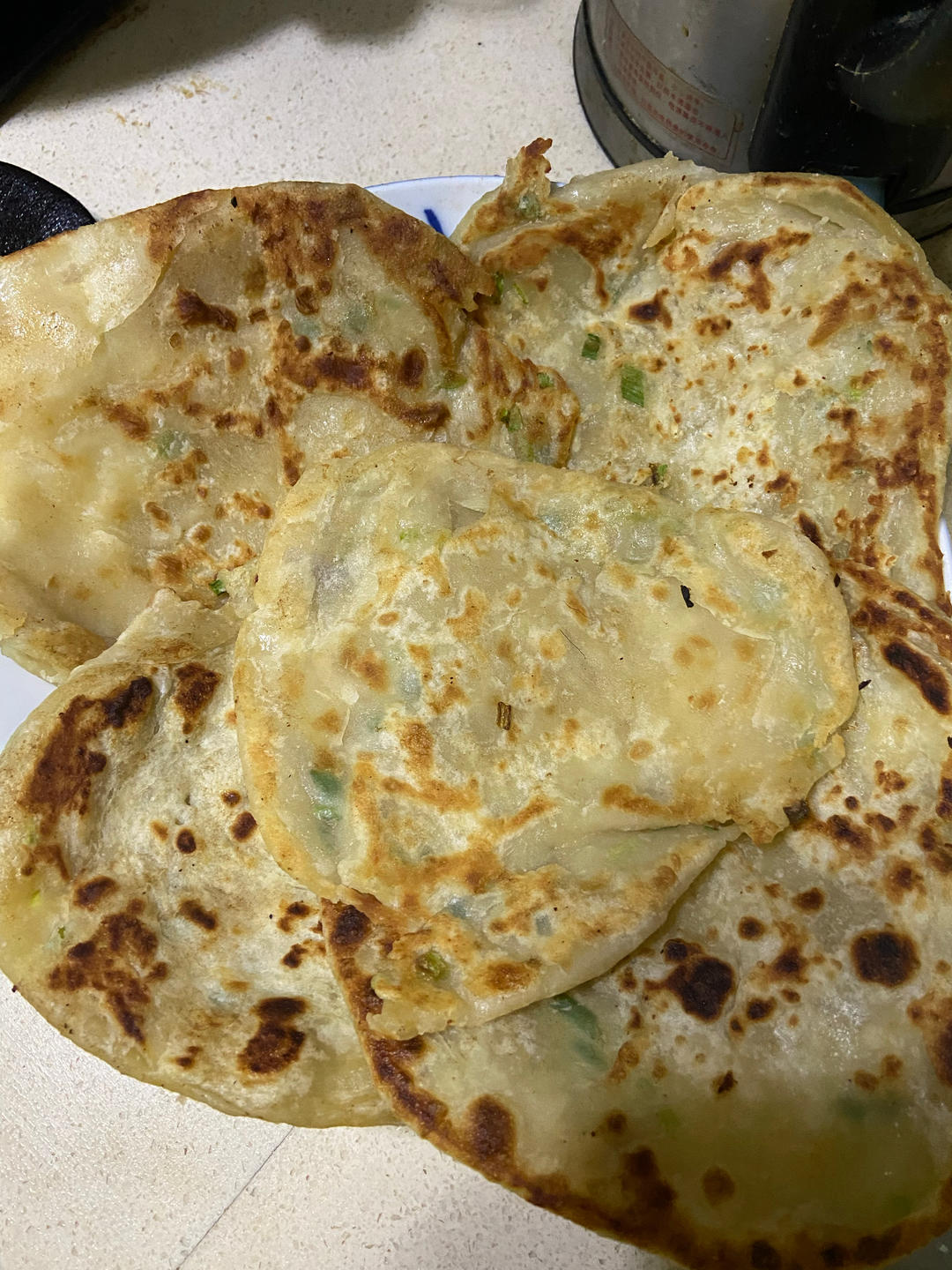 千层酥软葱油饼