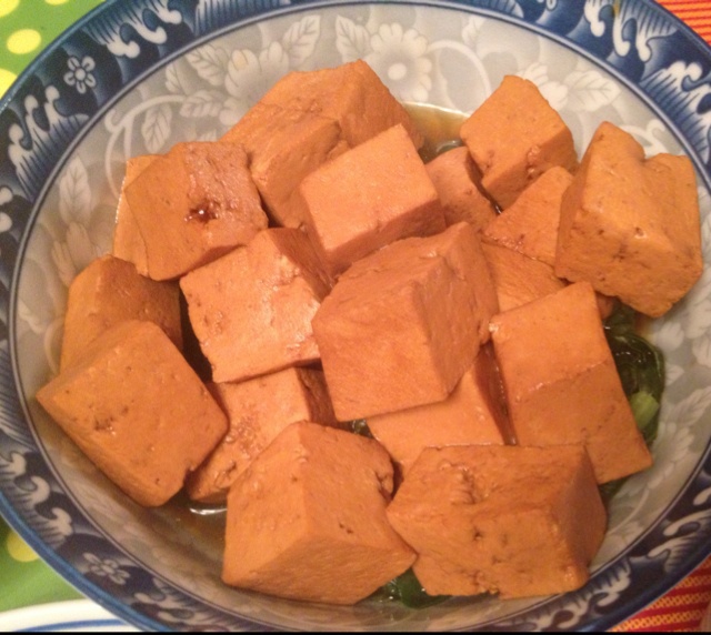 凉拌菠菜豆腐/Oriental spinach tofu salad
