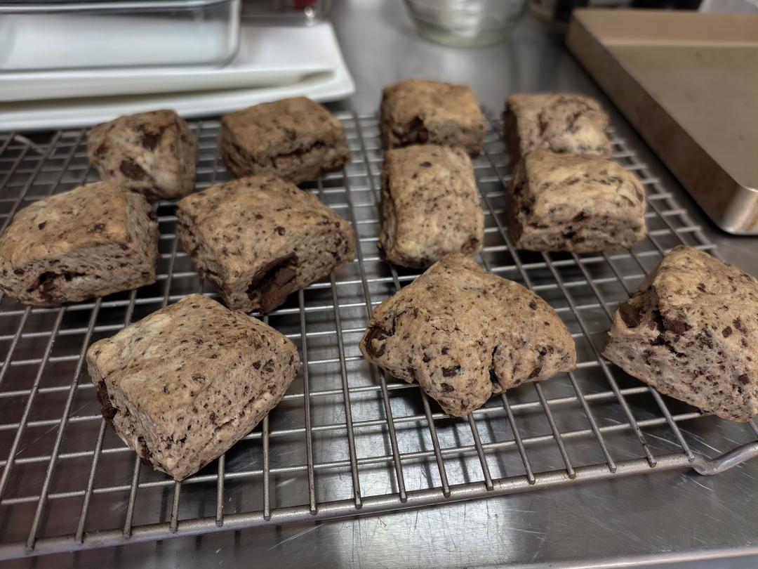 奶油巧克力司康