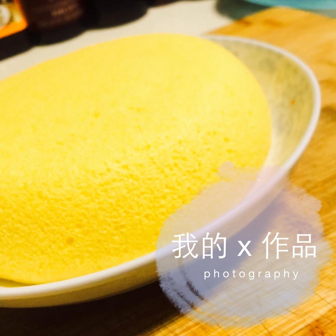 家庭简易百搭蒸蛋糕万用零失败（免泡打粉）