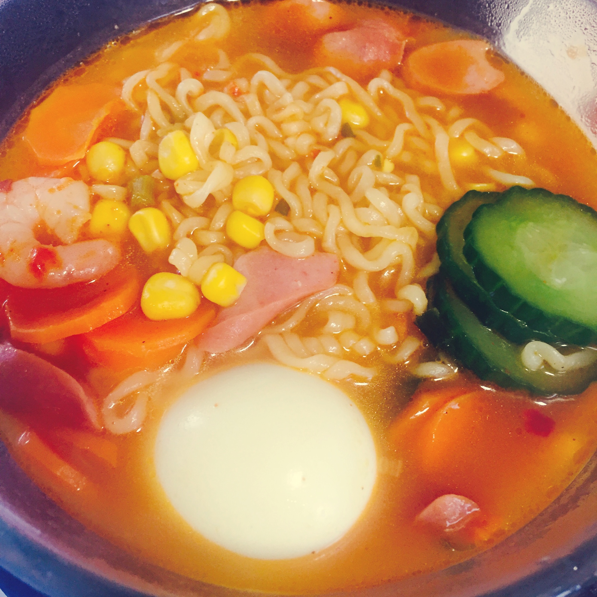 满足食欲的深夜秘密 森系浓香泡面