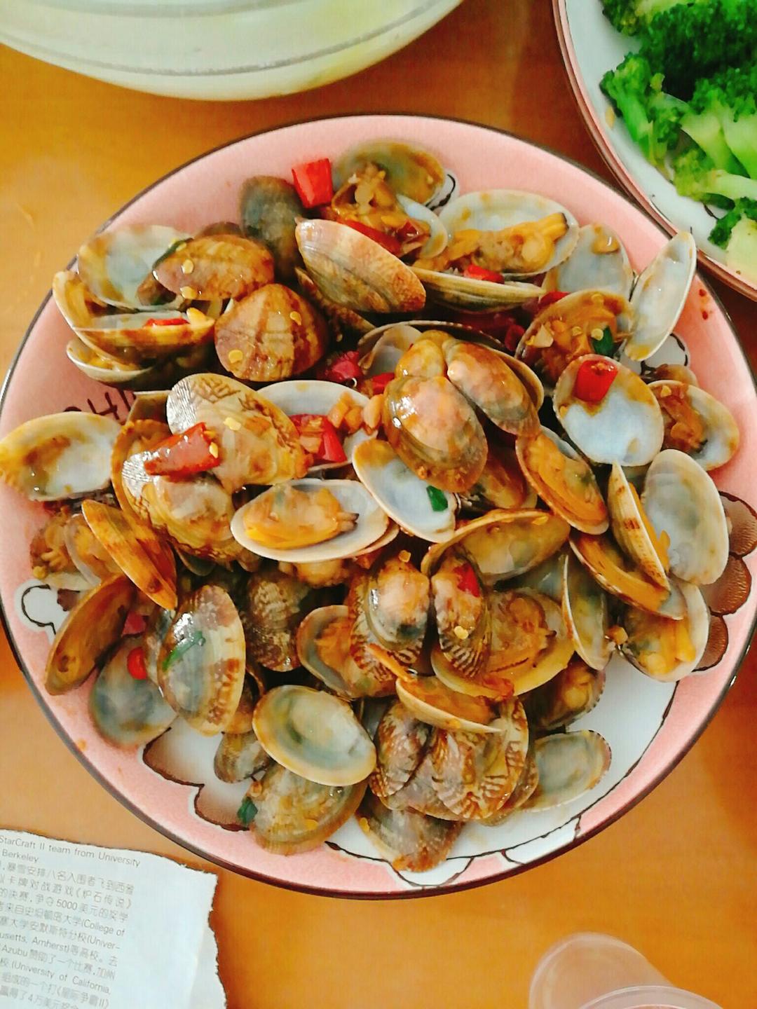 celia5232做的葱炒花蛤