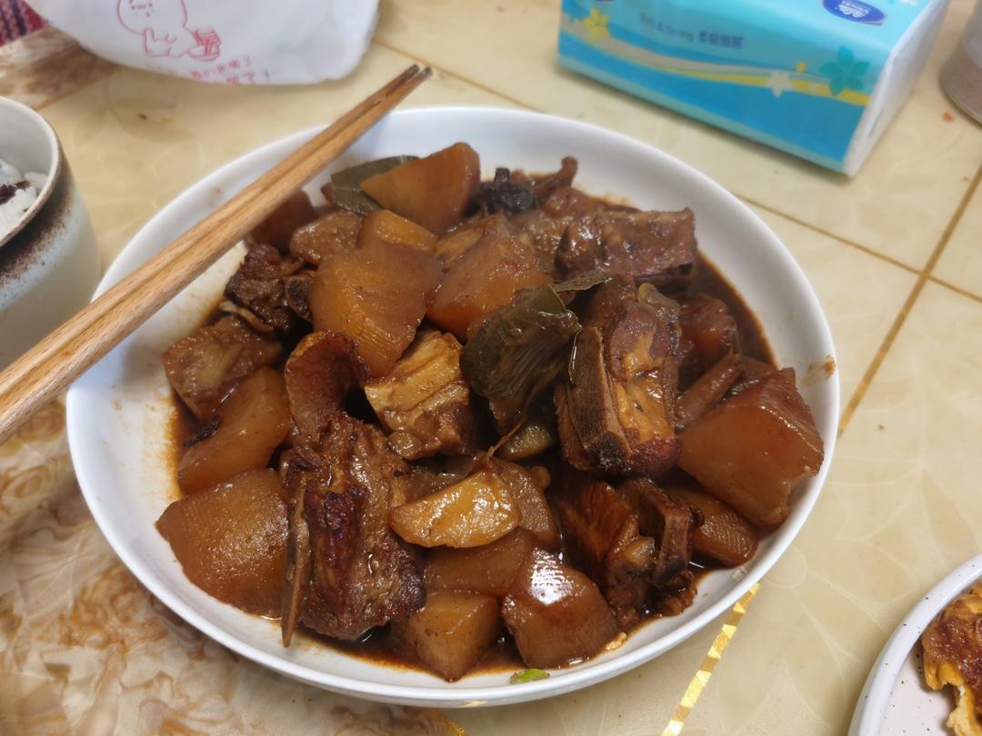 🔥巨好吃的红烧排骨炖土豆❗️懒人版轻松做拿手菜