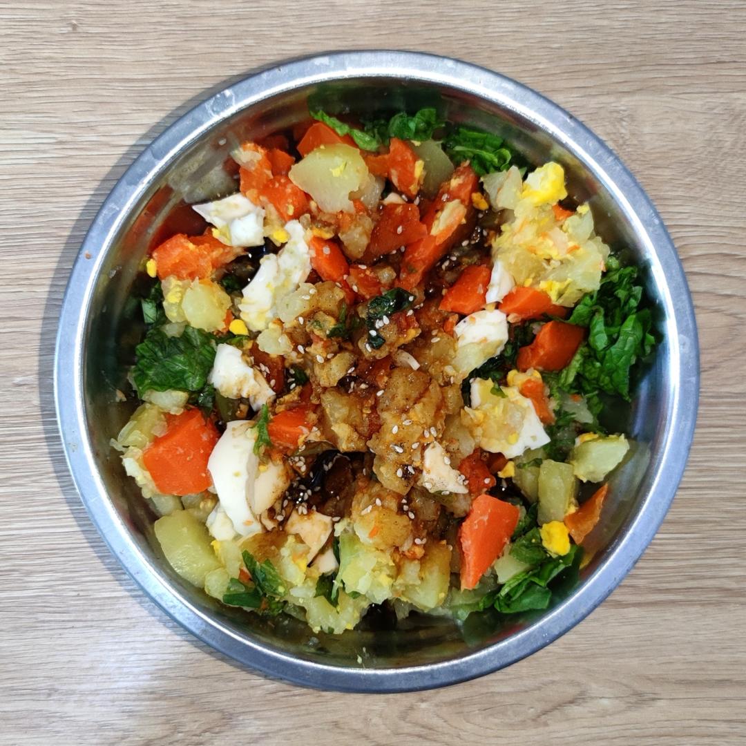 土豆鸡蛋泥