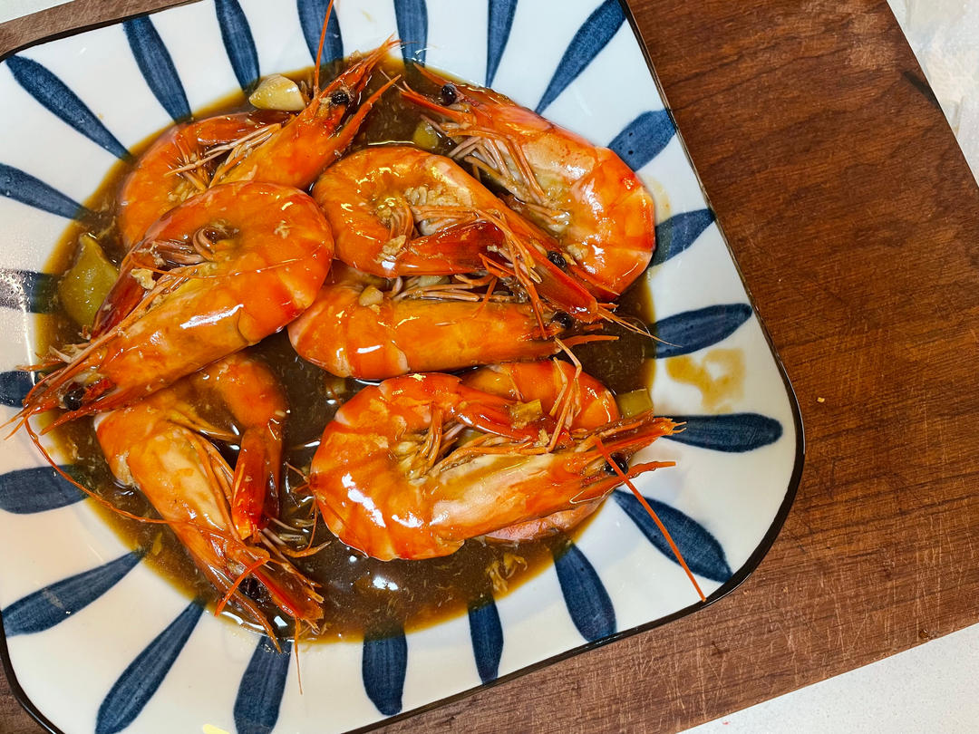 零失败的烧黑虎虾