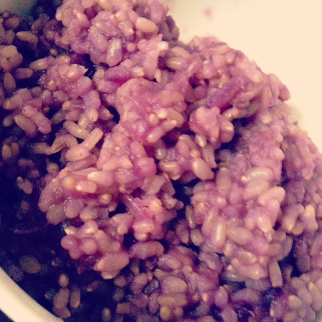 燕麦糙米紫薯饭