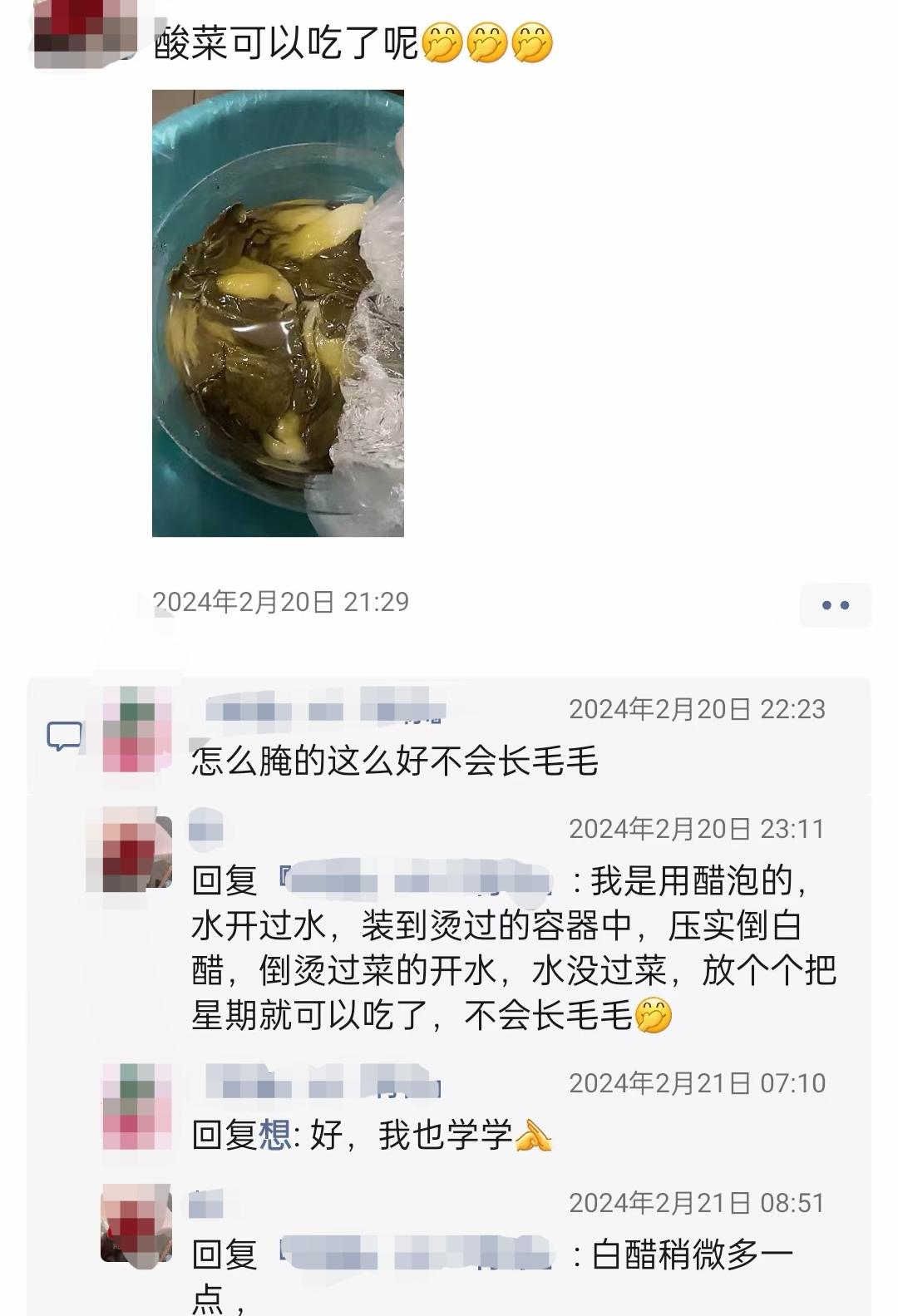 爽脆酸菜腌制法的做法