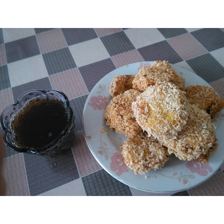 可乐饼 （肉末洋葱土豆饼）