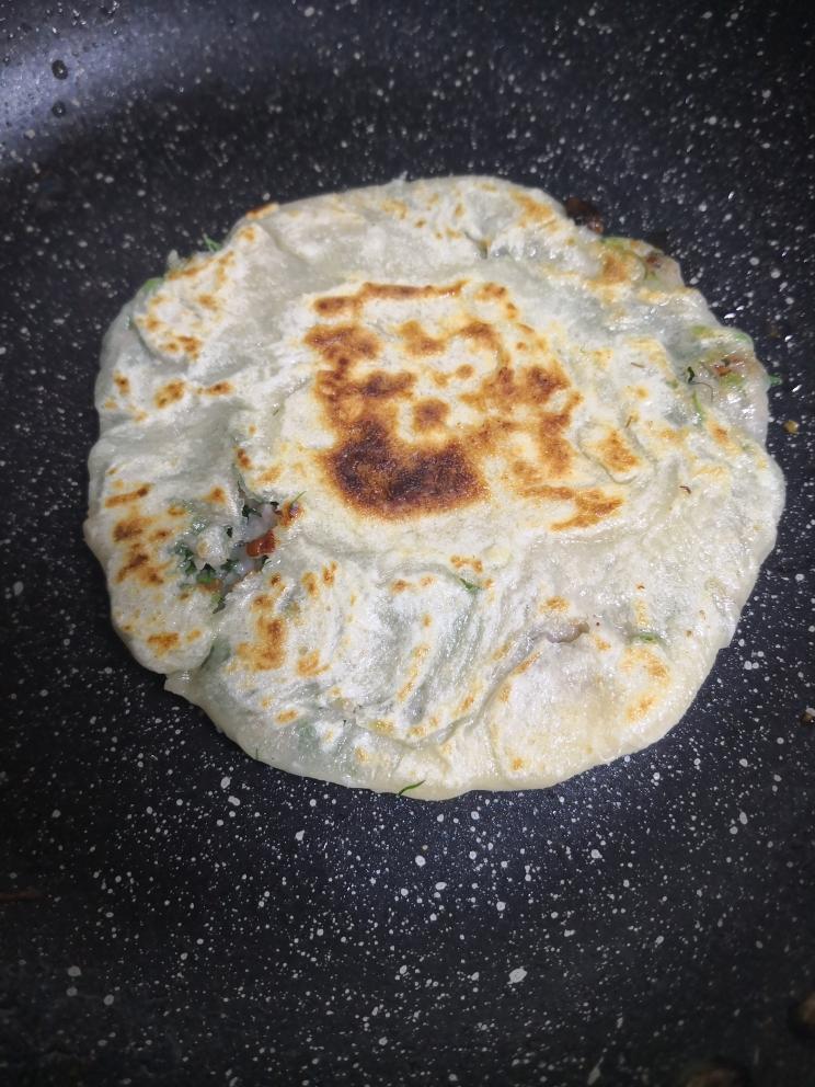 早餐｜茴香猪肉煎饼的做法 步骤4