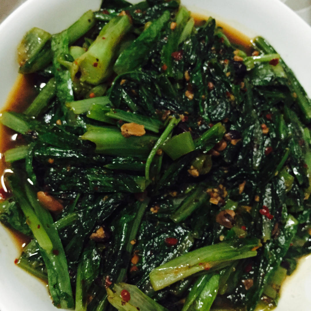豆豉鲮鱼油麦菜