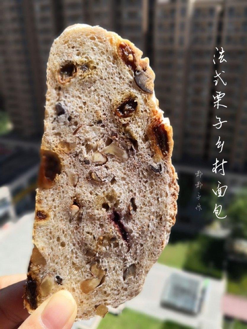 法式栗子乡村面包