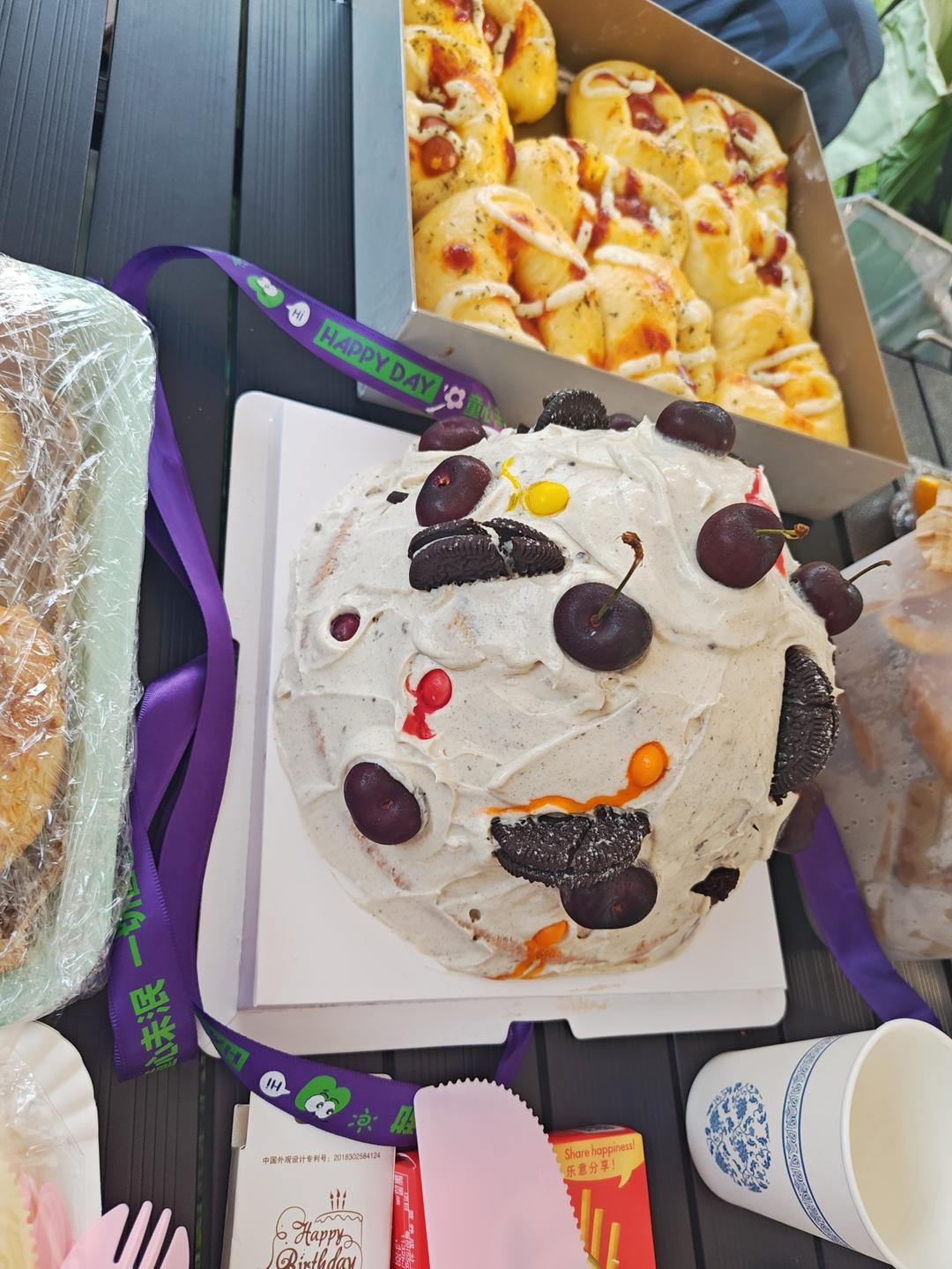 不用裱花的海盐奥利奥奶油蛋糕