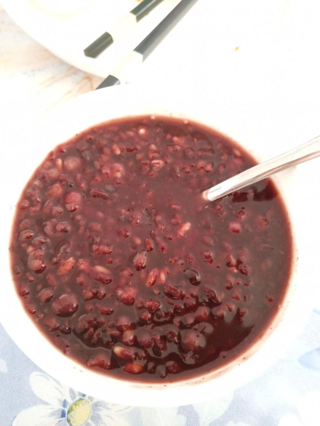 红豆黑米粥