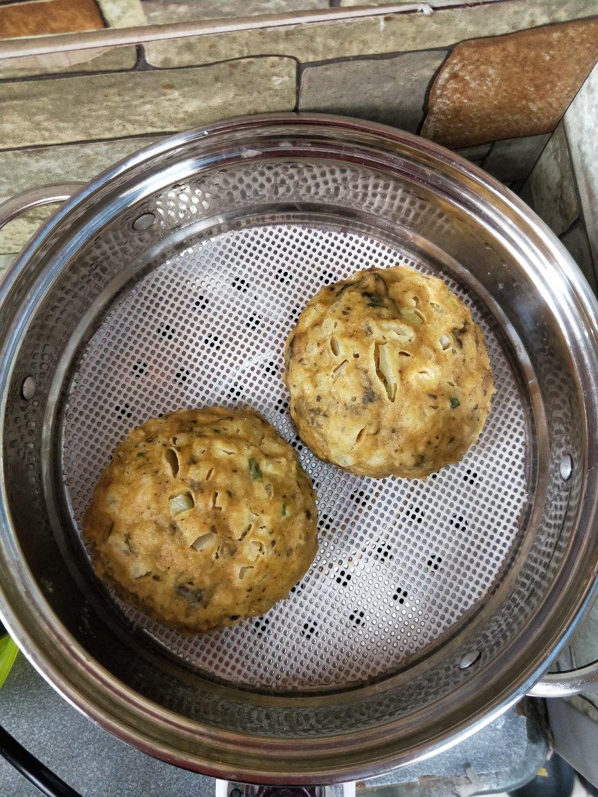 咸味菜窝头(内附手法视频)～～吃点儿粗粮系列