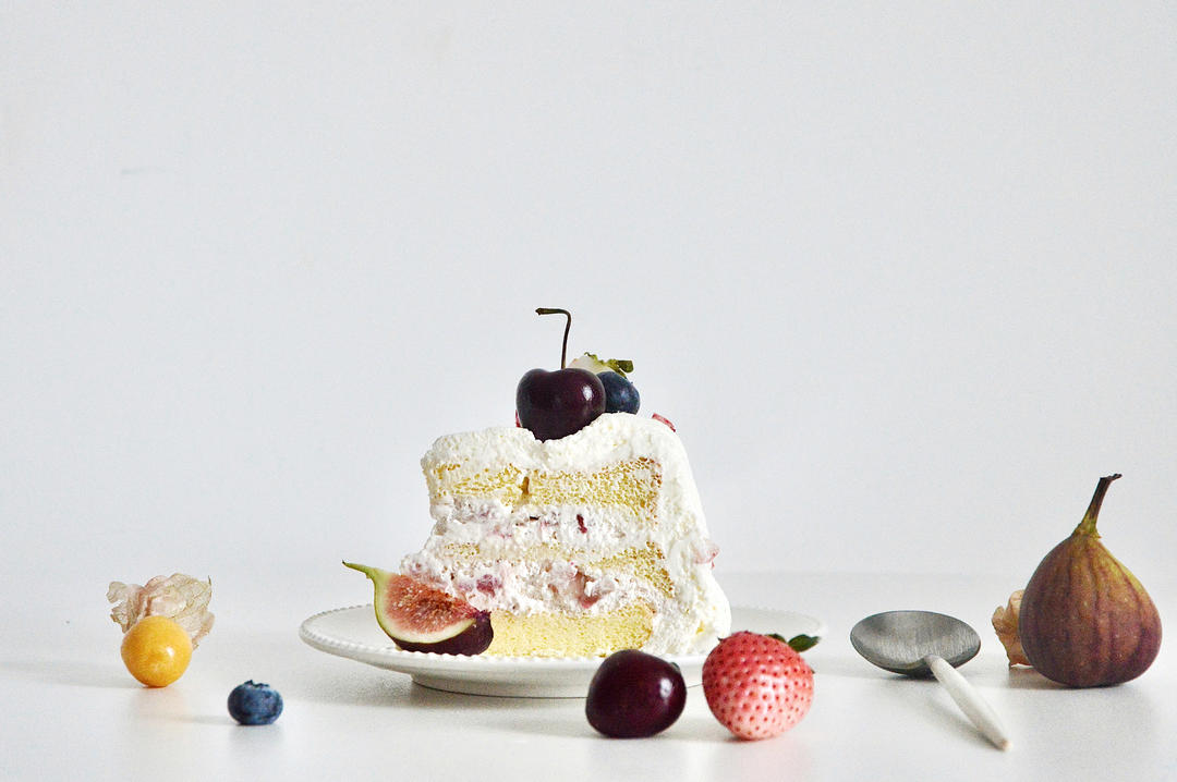 草莓蛋糕（自制草莓酱）