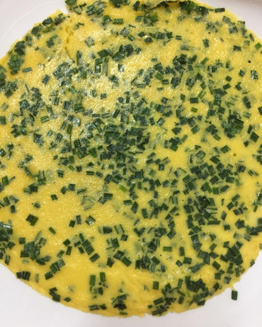 鸡蛋韭菜饼