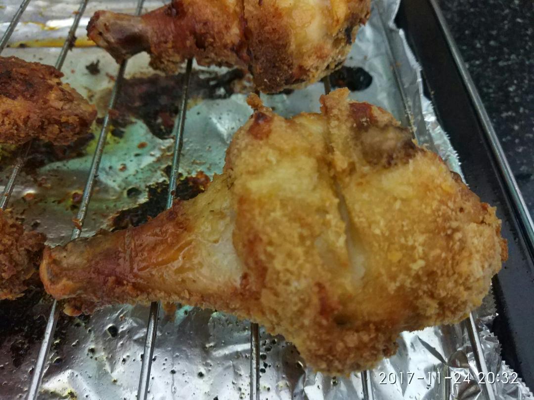 直击KFC脆皮鸡腿