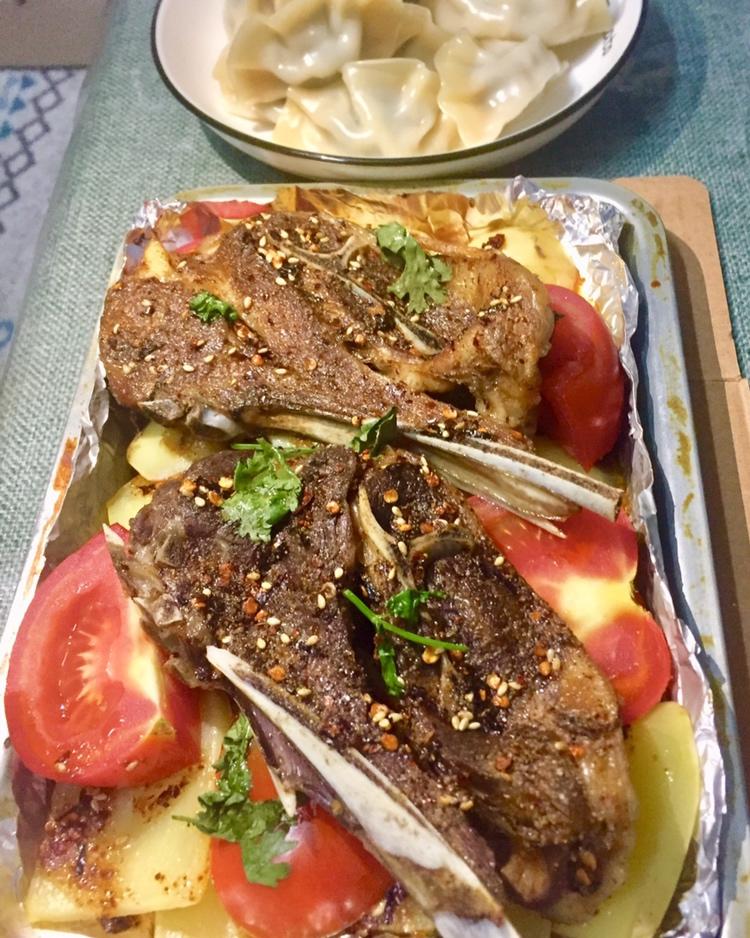 地道蒙餐：烤羊排(家用烤箱版)