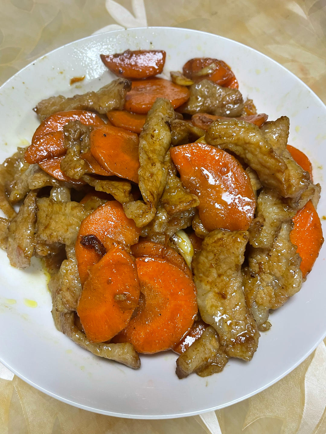 超下饭的胡萝卜炒肉