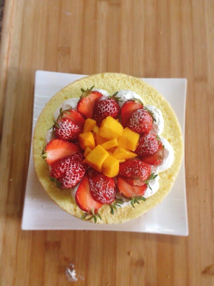 各种简易式水果蛋糕装饰