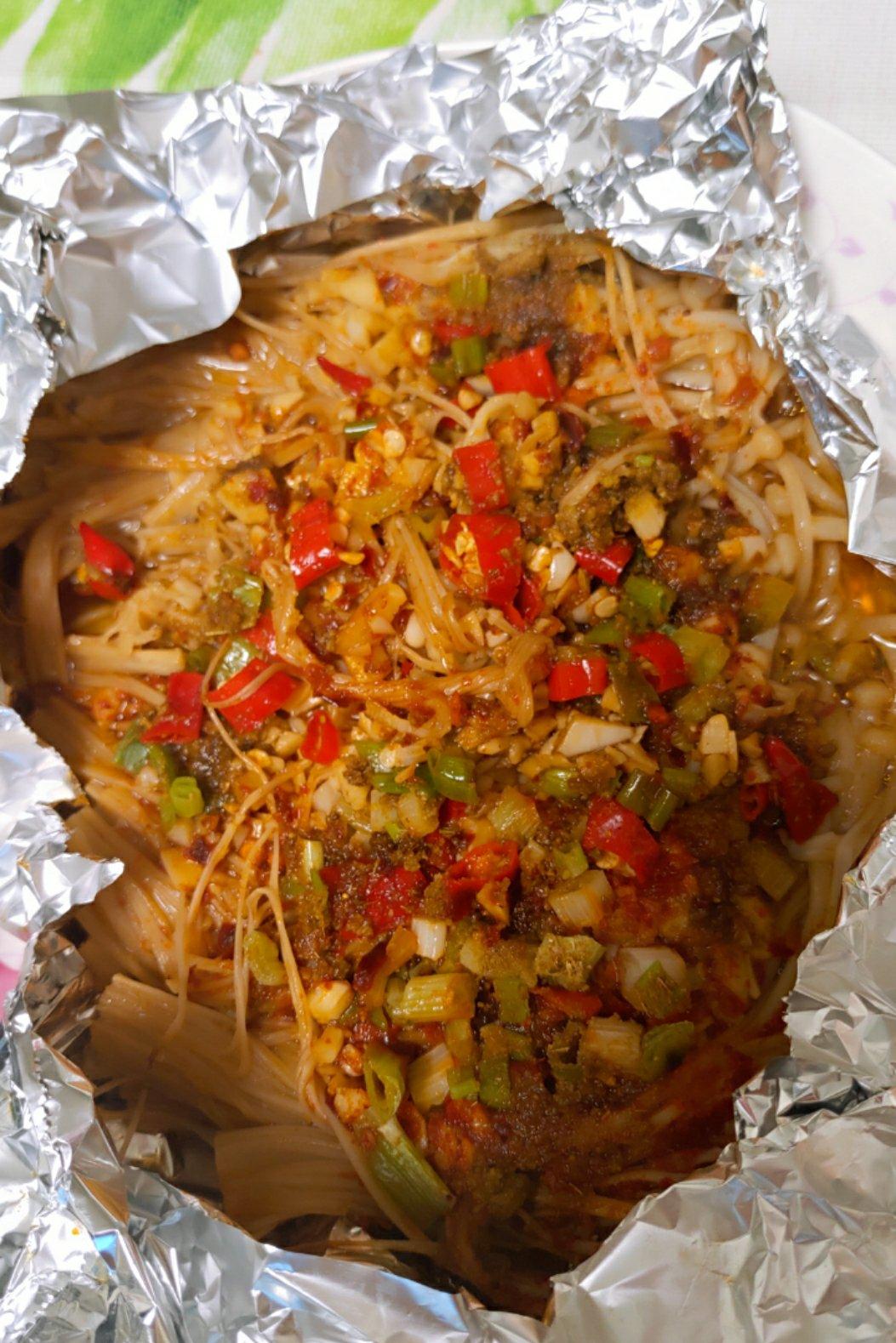 蒜蓉烤金针菇（烤箱版）