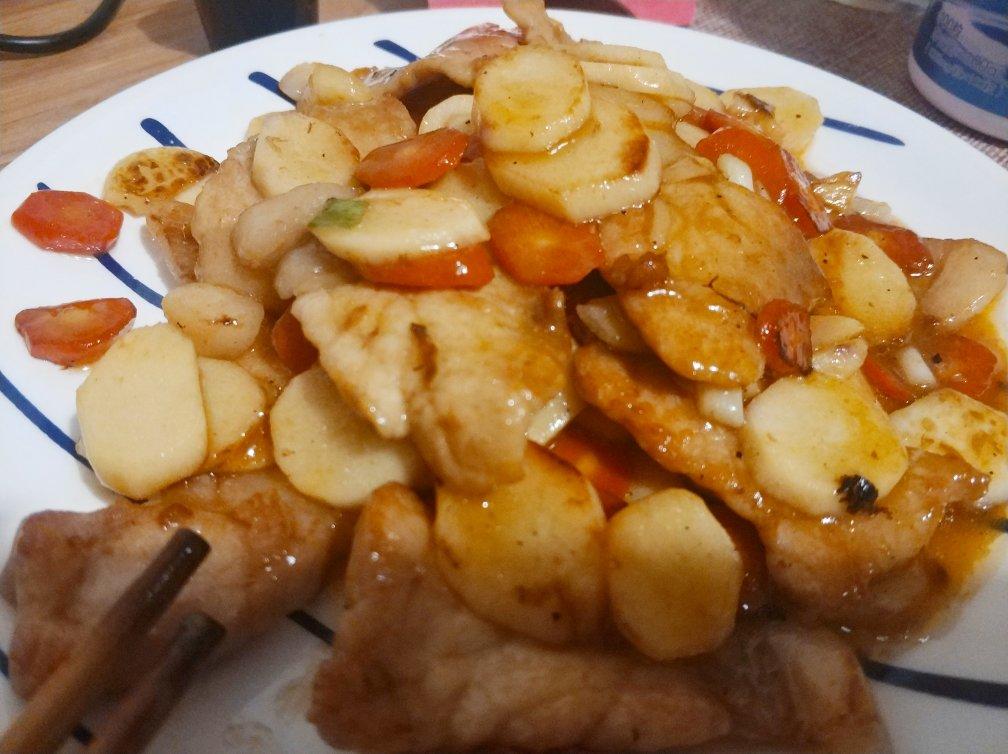 淮山胡萝卜炒肉