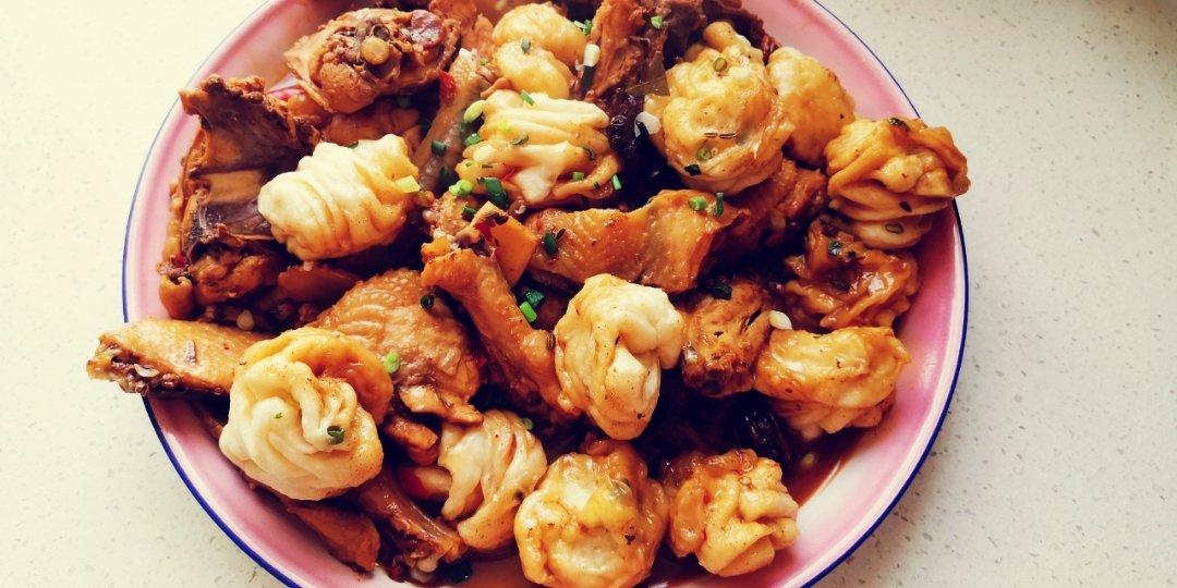 鸡肉垫卷子