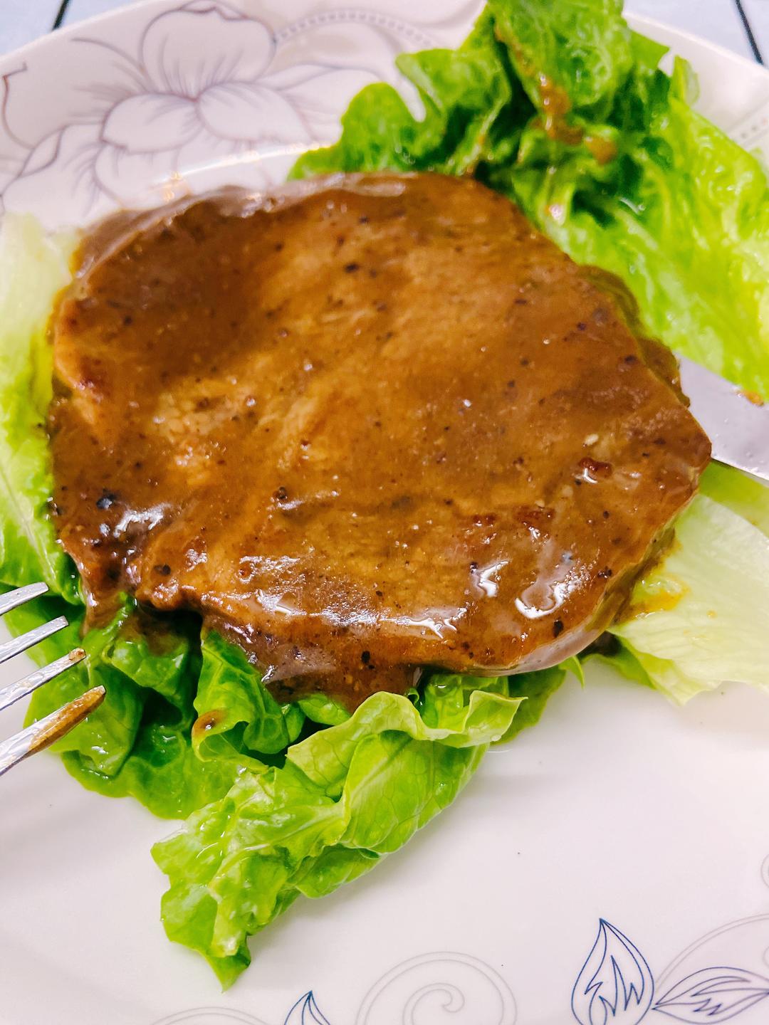 香煎黑椒牛排